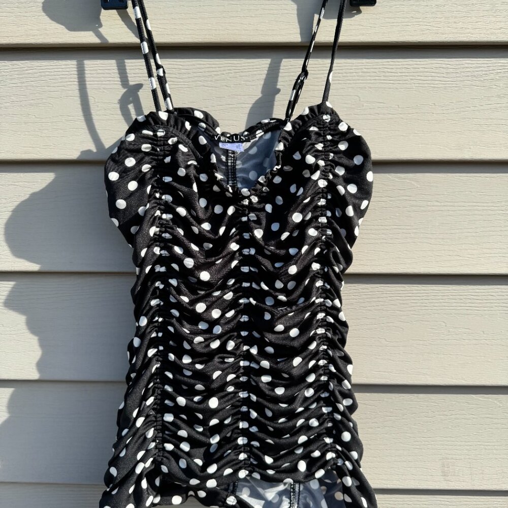 Venus Polka Dot Tankini Swim Top
